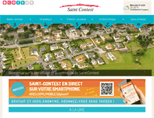 Tablet Screenshot of mairie-saint-contest.fr
